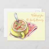 チキンヌードル スープ ポストカード (正面/裏面)