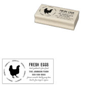 チキンネームファミリーファーム卵カートンゴムスタンプ ラバースタンプ (押印)