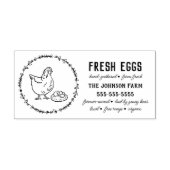 チキンネームファミリーファーム卵カートンゴムスタンプ ラバースタンプ (インプリント)