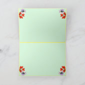 チキンハッピーイースター標識 シーズンカード (内部)