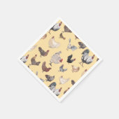 チキンハッピー紙&パーティーナプキンス スタンダードカクテルナプキン (角)