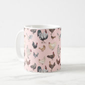 チキンハッピー コーヒーマグカップ (正面左)