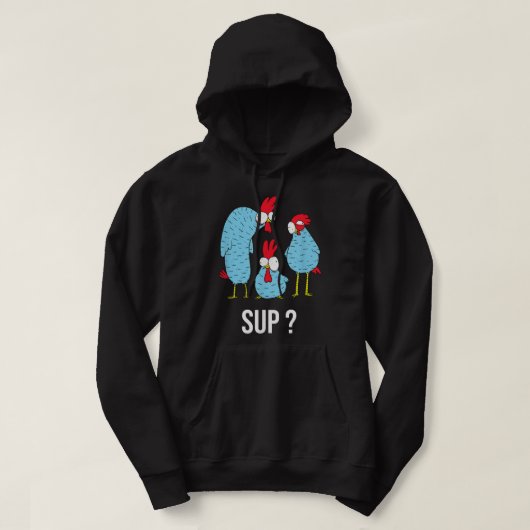 チキンハートビートTシャツ パーカ (デザイン正面)