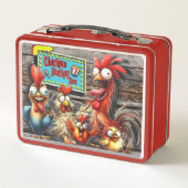 チキンバケットボックス メタルランチボックス (裏面)