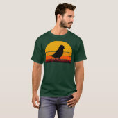 チキンバックヤードファーム農業農家チックヘン Tシャツ (正面フル)