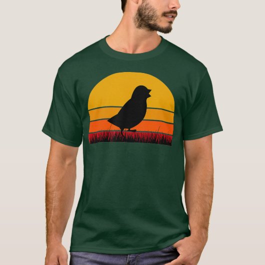 チキンバックヤードファーム農業農家チックヘン Tシャツ (正面)