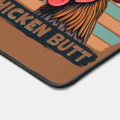 チキンバットって何？　面白いレトロなニワトリ デスクマット (コーナー)