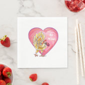 チキンバレンタインデー スタンダードランチョンナプキン (インサイチュ)