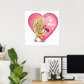 チキンバレンタインデー ポスター (ホームオフィス)