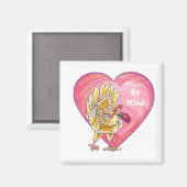 チキンバレンタインデー マグネット (正面/裏面)