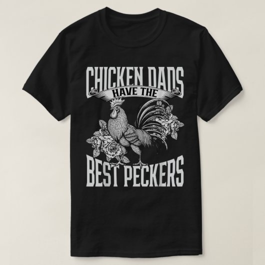 チキンパパは普通のパパのような Tシャツ (デザイン正面)