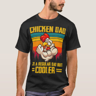 チキンパパレギュラーパパ農家農業 Tシャツ