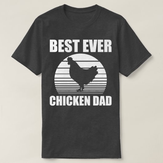 チキンパパ最高のエバーチキンパパw tシャツ (デザイン正面)