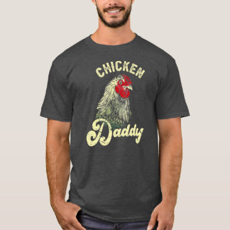 チキンパパ農家チキン恋人 Tシャツ