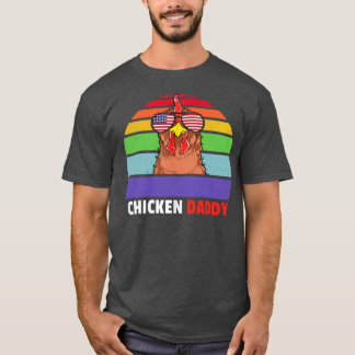 チキンパパ農家チキンLGBT LGBTQゲイプライド Tシャツ