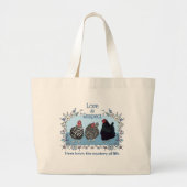 チキンパラダイスハワイアンヘントートバッグ/めんどりトートバッグ ラージトートバッグ (正面)