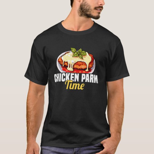 チキンパルミジャーノに恋して Tシャツ (正面)