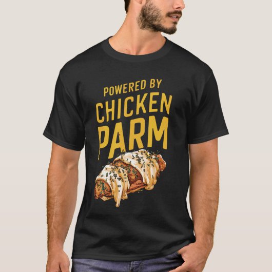 チキンパルムでパワーアップ Tシャツ (正面)