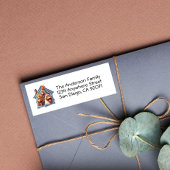 チキンパーソナライズされたおもしろい差出人住所ラベル ラベル