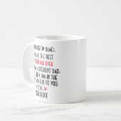 チキンパーソナライズされたパパマグカップ、チキンメンギフト、 コーヒーマグカップ (正面左)