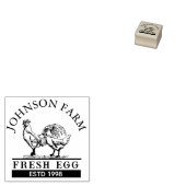 チキンパーソナライズされた卵スタンプ ラバースタンプ (押印)