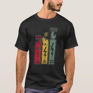 チキンパーソン熱狂するの女性レベル Tシャツ