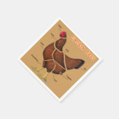 チキンパーツ スタンダードカクテルナプキン (角)