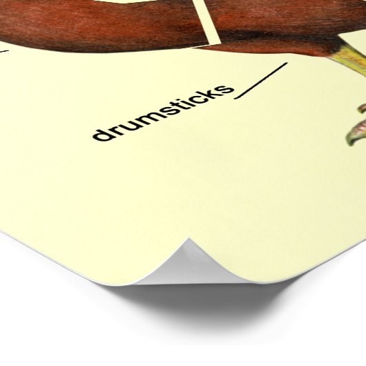 チキンパーツ ポスター (角)