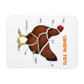 チキンパーツ マグネット (横)