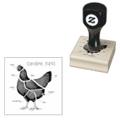 チキンパーツ ラバースタンプ (押印)