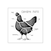 チキンパーツ ラバースタンプ (インプリント)
