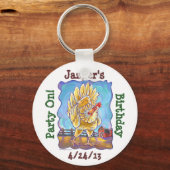 チキンパーティーセンター キーホルダー (正面)