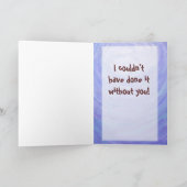 チキンパーティーセンター サンキューカード (内部)