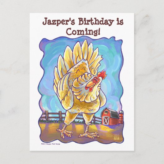 チキンパーティーセンター 案内ポストカード (正面)