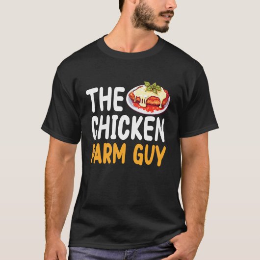 チキンパーマの男 Tシャツ (正面)