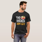 チキンパーマの男 Tシャツ (正面フル)