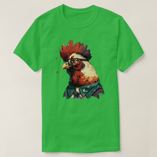 チキンヒップスター3 Tシャツ (デザイン正面)