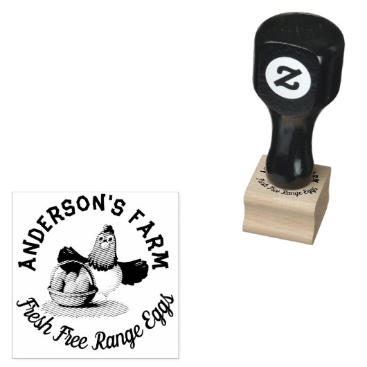 チキンビジネスおもしろいカスタムファミリーファームエッグ ラバースタンプ (押印)