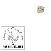 チキンビジネスおもしろいカスタム卵スタンプ ラバースタンプ (押印)