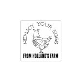 チキンビジネスおもしろいカスタム卵スタンプ ラバースタンプ (インプリント)