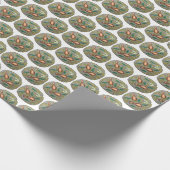 チキンビリヤニインディアン混合米料理ディナー ラッピングペーパー (角)