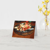 チキンファジタス カード (黄色い花)