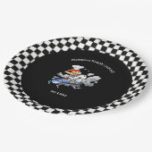 チキンファミリークックアウトカスタム ペーパープレート (アングル)