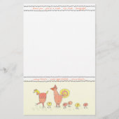 チキンファミリーサンキューノート紙 便箋 (正面)