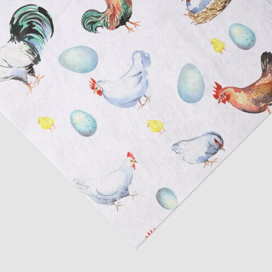 チキンファミリーファームハウスティッシュペーパー 薄葉紙 (詳細)