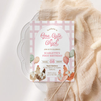 チキンファースト誕生日招待状 招待状