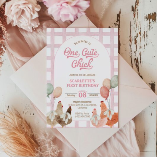 チキンファースト誕生日招待状 招待状