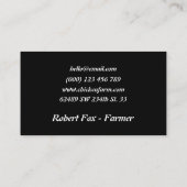 チキンファームおもしろい 名刺 (裏面)