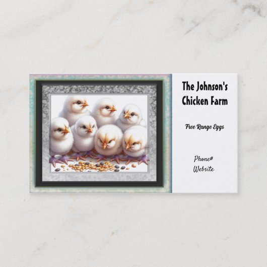 チキンファームの名刺に 名刺 (正面)