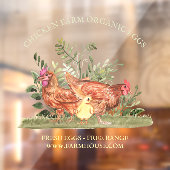 チキンファームひよこオーガニック卵 ウィンドウサイン (シート2)